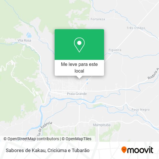 Sabores de Kakau mapa