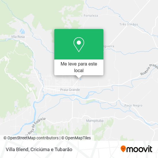 Villa Blend mapa