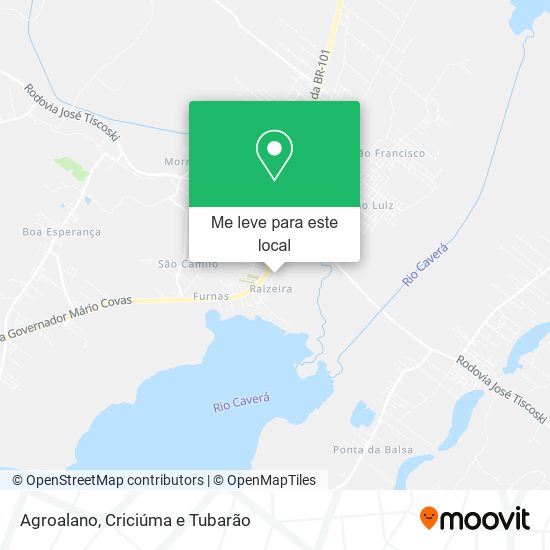 Agroalano mapa