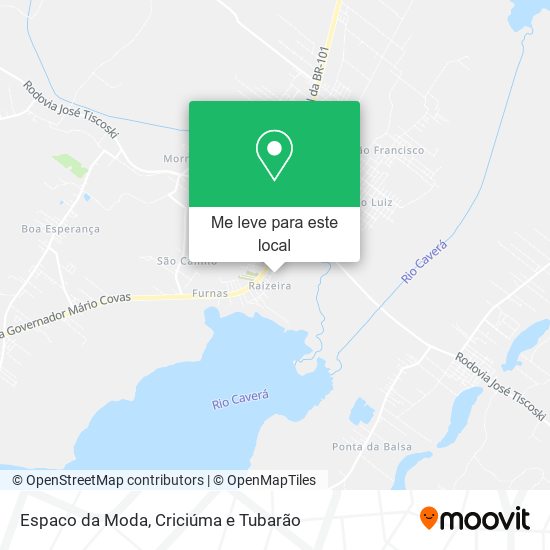 Espaco da Moda mapa