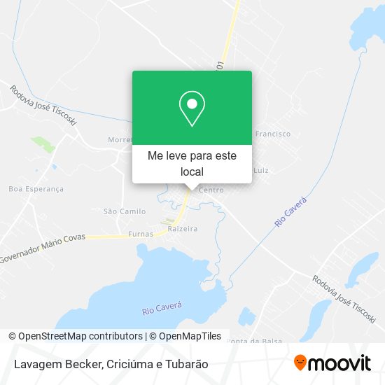 Lavagem Becker mapa