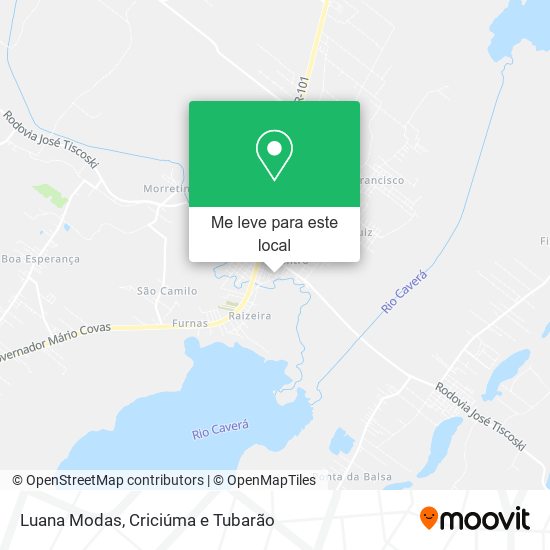 Luana Modas mapa