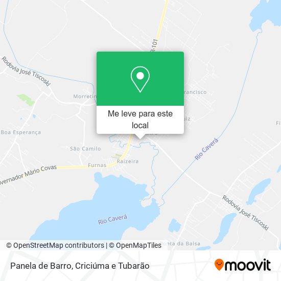 Panela de Barro mapa