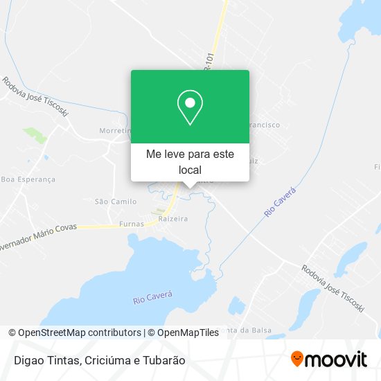 Digao Tintas mapa