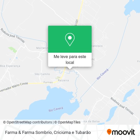 Farma & Farma Sombrio mapa