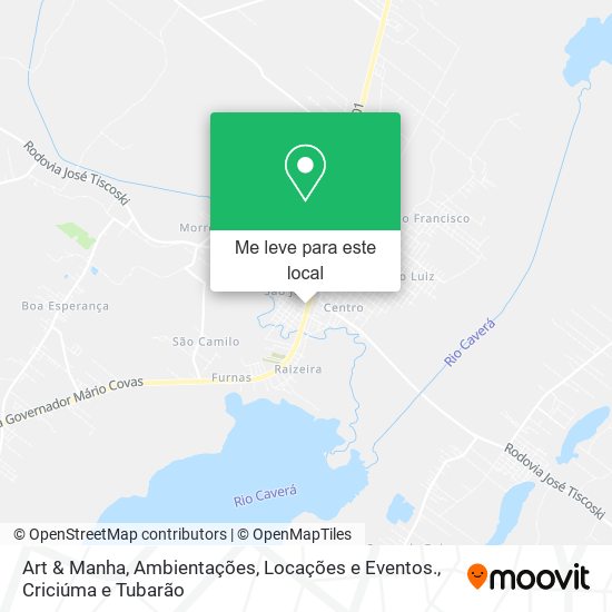 Art & Manha, Ambientações, Locações e Eventos. mapa