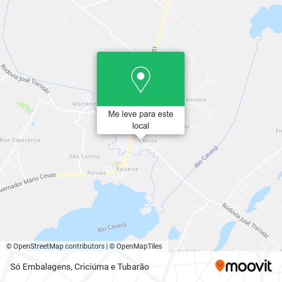 Só Embalagens mapa