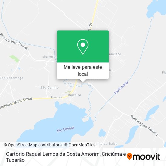 Cartorio Raquel Lemos da Costa Amorim mapa