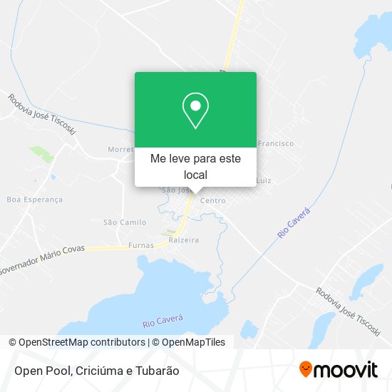 Open Pool mapa