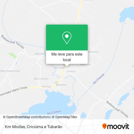 Km Modas mapa