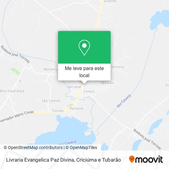 Livraria Evangelica Paz Divina mapa
