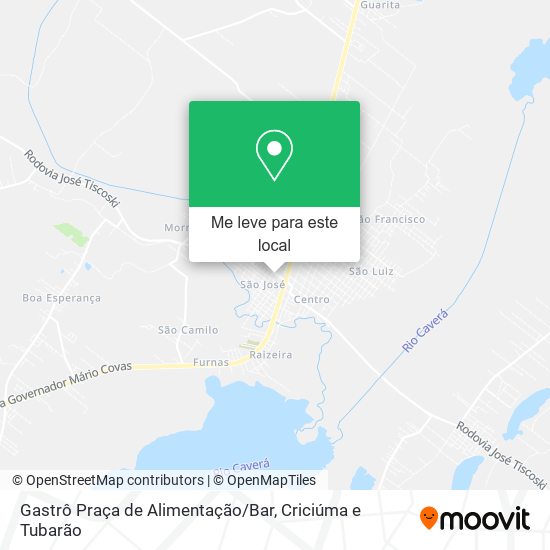 Gastrô Praça de Alimentação / Bar mapa
