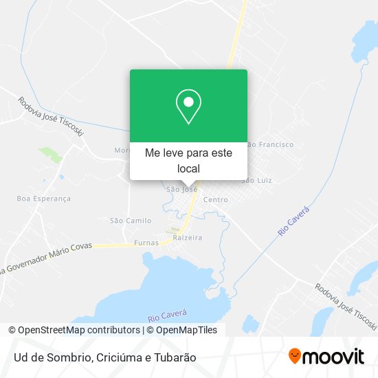 Ud de Sombrio mapa
