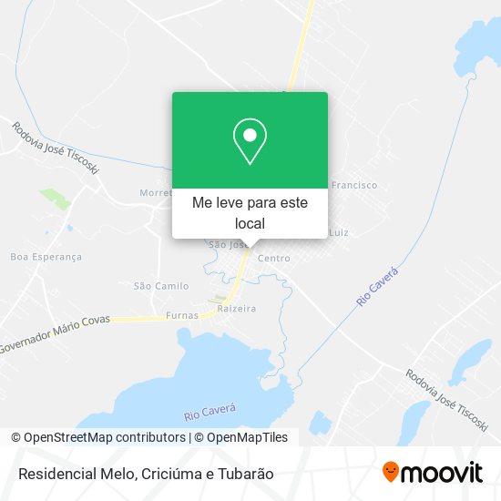 Residencial Melo mapa