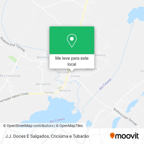 J.J. Doces E Salgados mapa