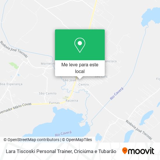 Lara Tiscoski Personal Trainer mapa