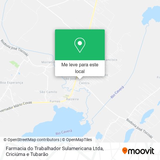 Farmacia do Trabalhador Sulamericana Ltda mapa