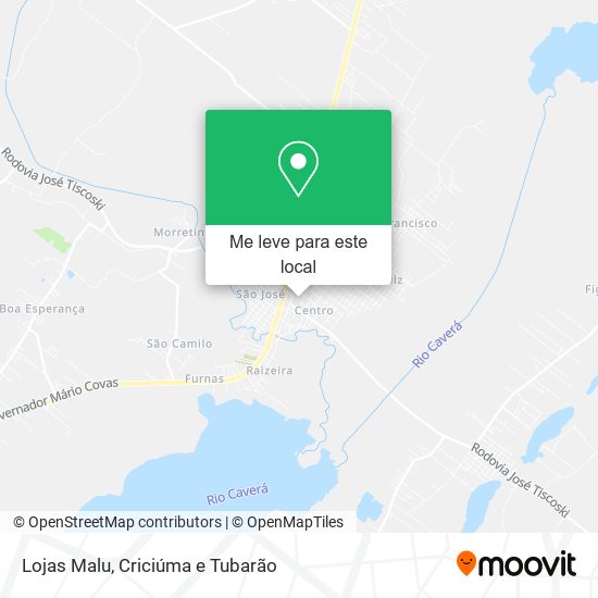 Lojas Malu mapa