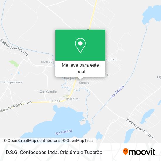 D.S.G. Confeccoes Ltda mapa