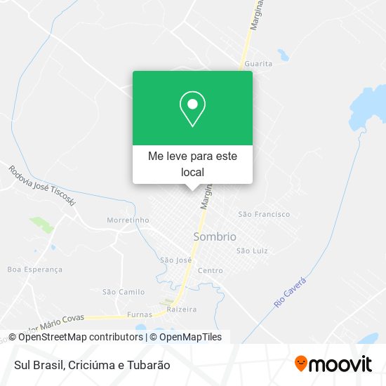 Sul Brasil mapa