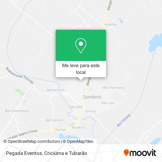 Pegada Eventos mapa