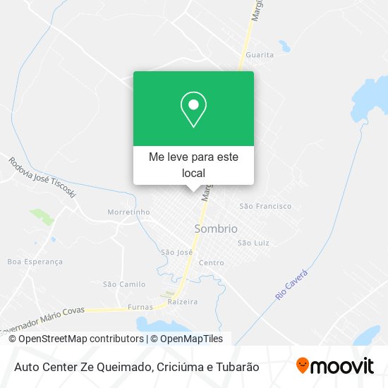 Auto Center Ze Queimado mapa