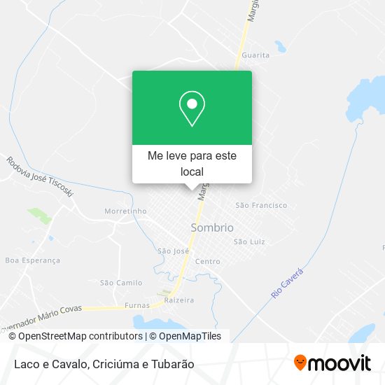 Laco e Cavalo mapa