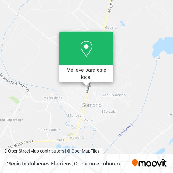 Menin Instalacoes Eletricas mapa