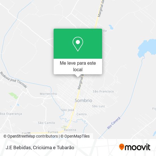 J.E Bebidas mapa
