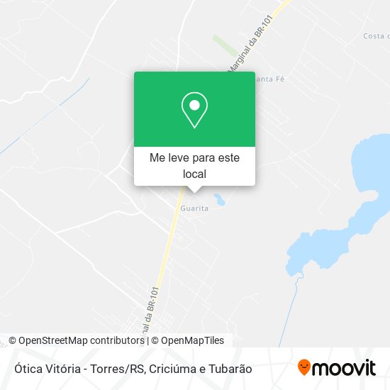 Ótica Vitória - Torres/RS mapa