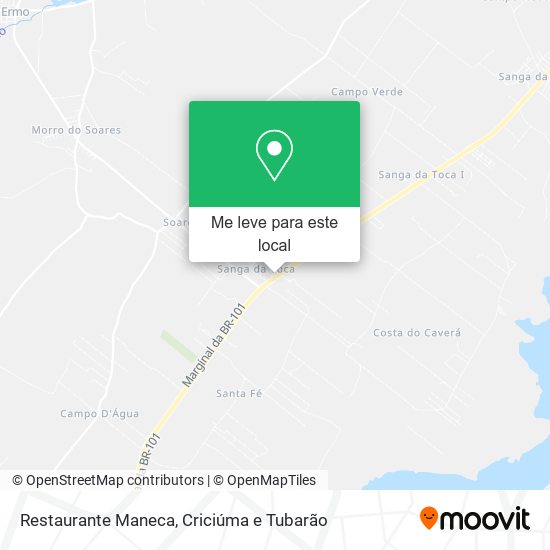 Restaurante Maneca mapa