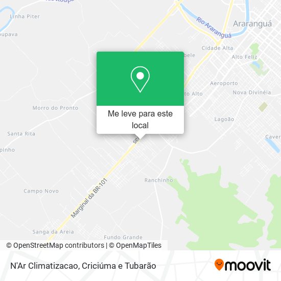N'Ar Climatizacao mapa