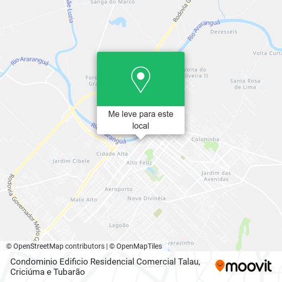 Condominio Edificio Residencial Comercial Talau mapa