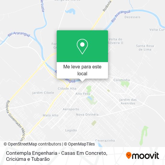 Contempla Engenharia - Casas Em Concreto mapa