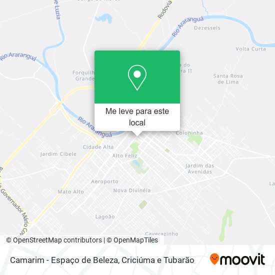 Camarim - Espaço de Beleza mapa