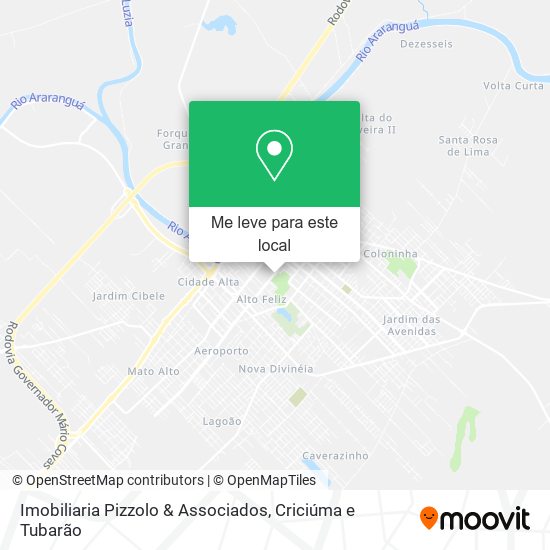 Imobiliaria Pizzolo & Associados mapa