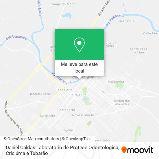 Daniel Caldas Laboratorio de Protese Odontologica mapa