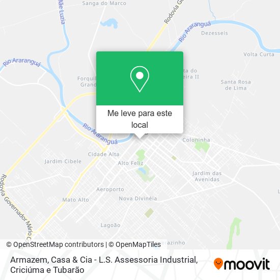 Armazem, Casa & Cia - L.S. Assessoria Industrial mapa