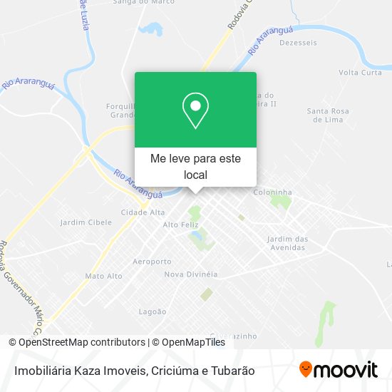 Imobiliária Kaza Imoveis mapa