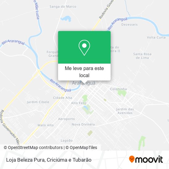 Loja Beleza Pura mapa