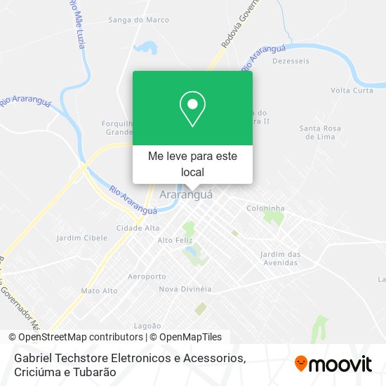 Gabriel Techstore Eletronicos e Acessorios mapa