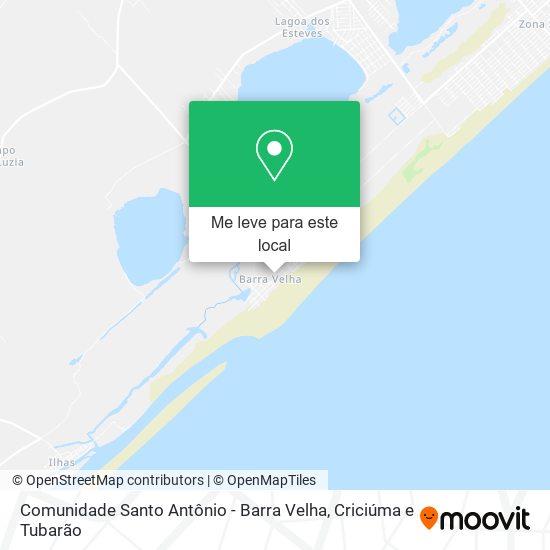 Comunidade Santo Antônio - Barra Velha mapa