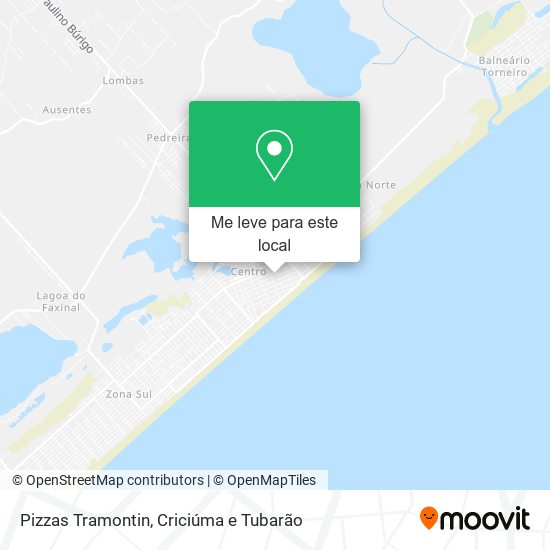 Pizzas Tramontin mapa