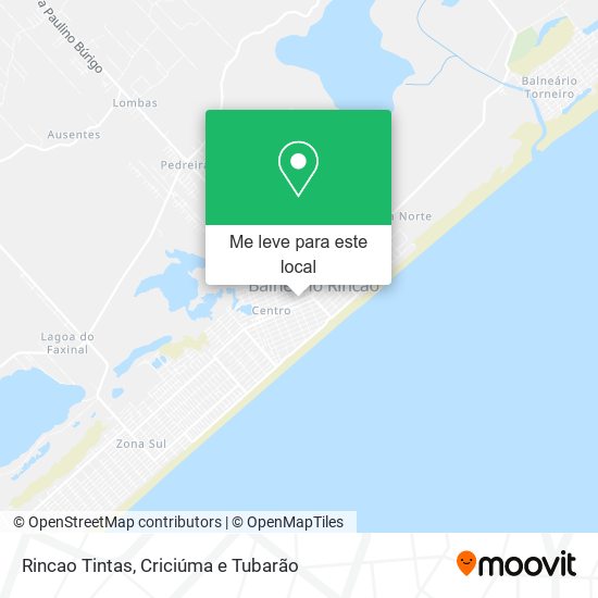Rincao Tintas mapa