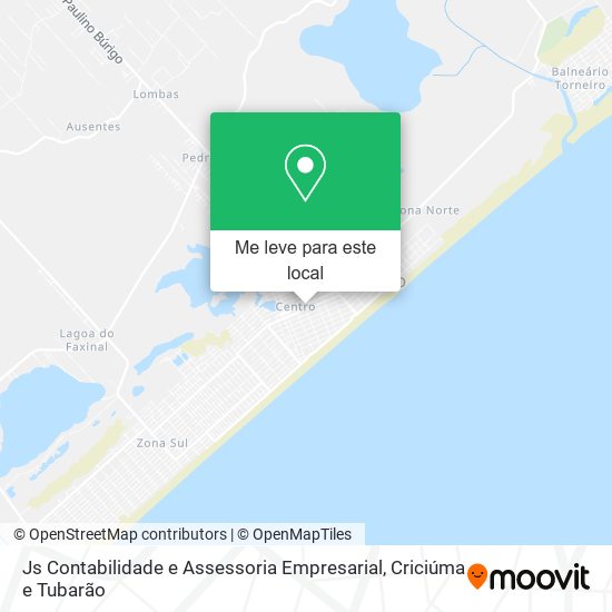 Js Contabilidade e Assessoria Empresarial mapa