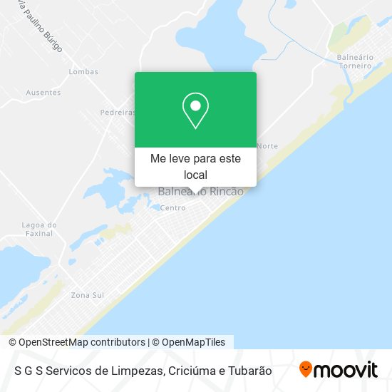 S G S Servicos de Limpezas mapa