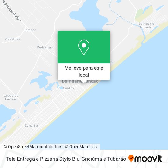 Tele Entrega e Pizzaria Stylo Blu mapa