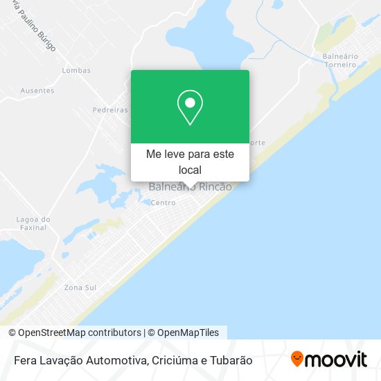 Fera Lavação Automotiva mapa