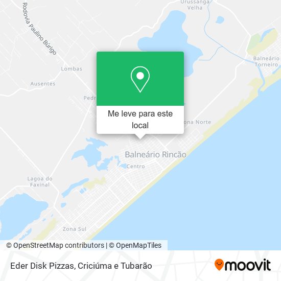 Eder Disk Pizzas mapa