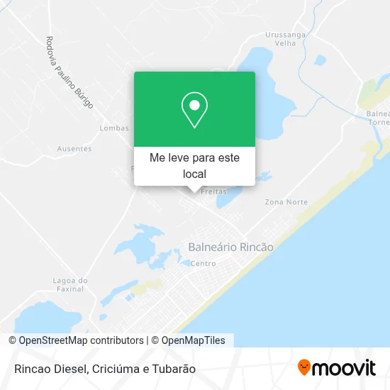 Rincao Diesel mapa